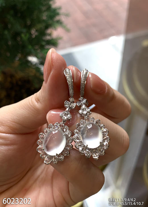 6023202，蛋面耳坠。具体价格微信咨询 商品图3