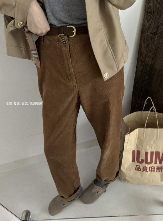 纯原料‼️45R灯芯绒直筒裤休闲裤 商品图6