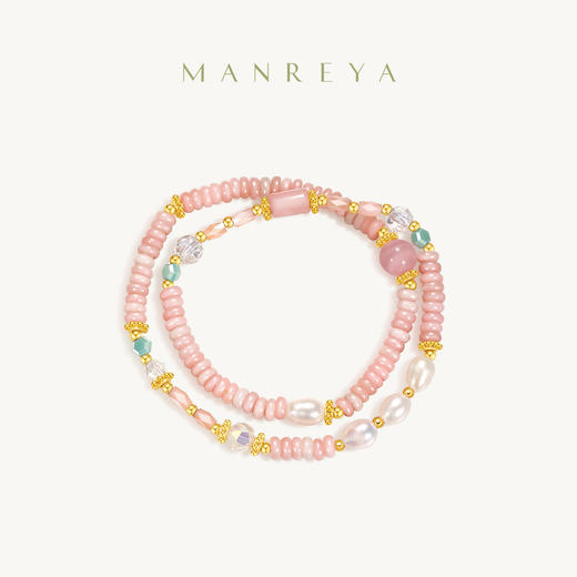 天然紫水晶淡水珍珠手链/ 粉晶淡水珍珠手串 A-5830 【首饰盒+证书+礼袋】玛芮雅 商品图0