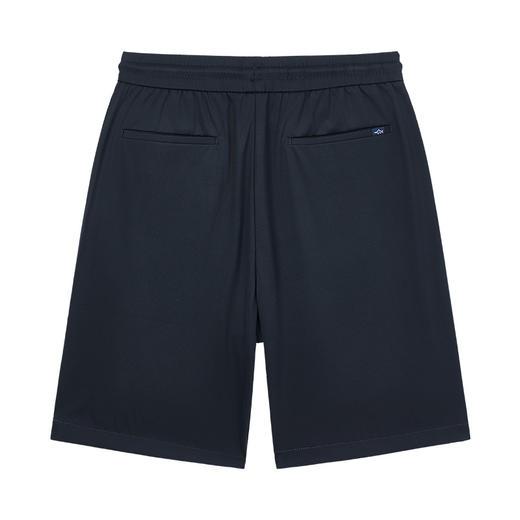 【凉感】德鲨新品休闲针织短裤男时尚松紧腰系带五分裤子 商品图1