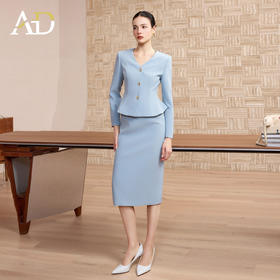 AD正式场合职业套装裙女春季2026新款气质播音主持艺考高级感穿搭