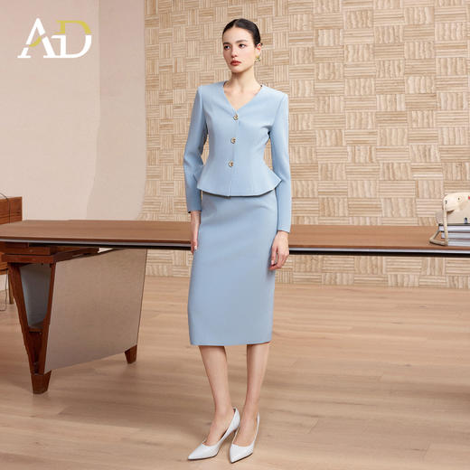 AD正式场合职业套装裙女春季2026新款气质播音主持艺考高级感穿搭 商品图0
