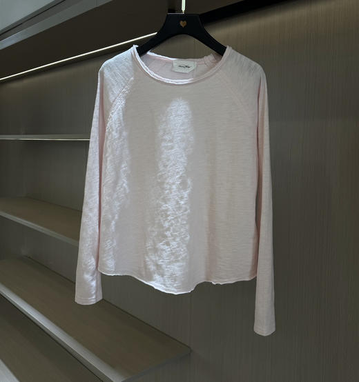 American vintage原单纸片人卷边T恤打底衫022601 商品图8