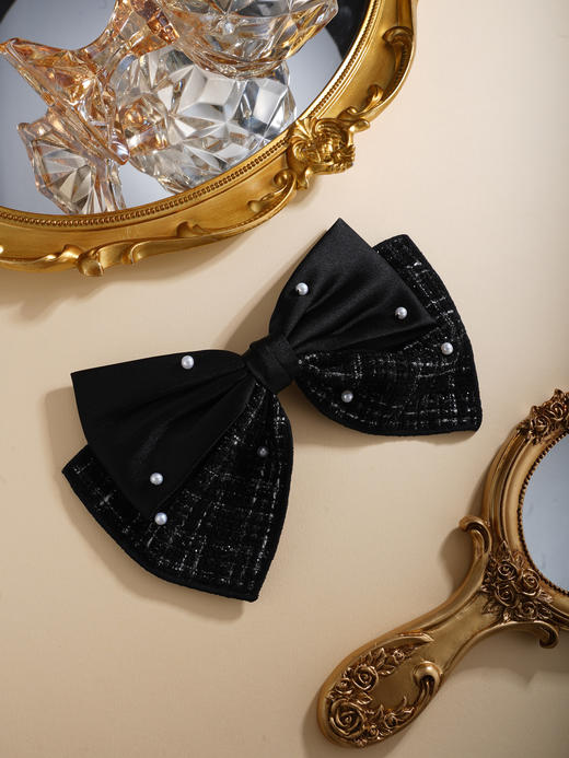 子佩集【黑曜蜜糖‌】珍珠惜王妃发夹【GX22023】弹簧夹2602 商品图3