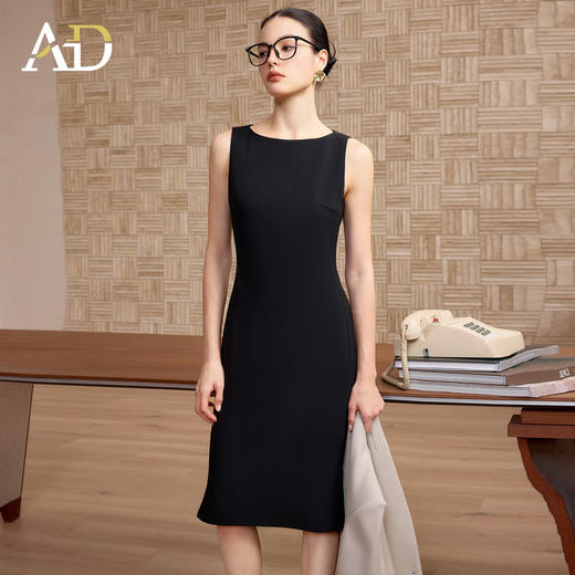 AD高端品牌连衣裙女春季2026新款轻奢高级感重要场合穿搭打底裙子 商品图1