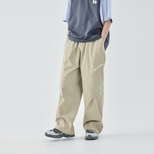 【代发】【灰色175、180预售4.15发货】蓝汽水男童青少年户外休闲裤子轻薄结构机能长裤直筒裤卡其色/灰色 商品图2