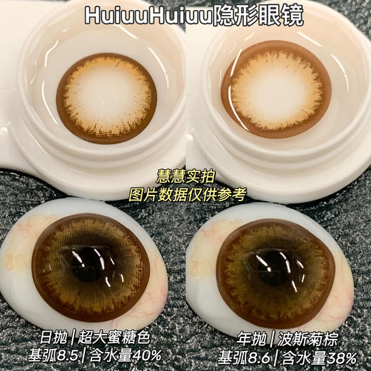 【大直径日抛/年抛】Sheepcon-超大蜜糖色/波斯菊棕-总直径14.5mm【日抛/年抛 0-1000度 不含525/575】 商品图0