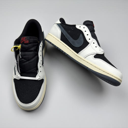 春季特惠💰430 公司级 # Travis Scott x Air Jordan 1 AJ1乔1低帮倒钩 商品图2