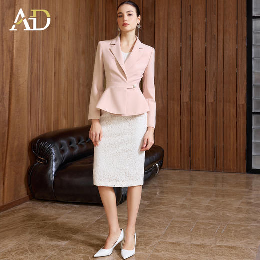 AD高端品牌西装套装女春季2026新款轻奢高级感重要场合两件套裙子 商品图0