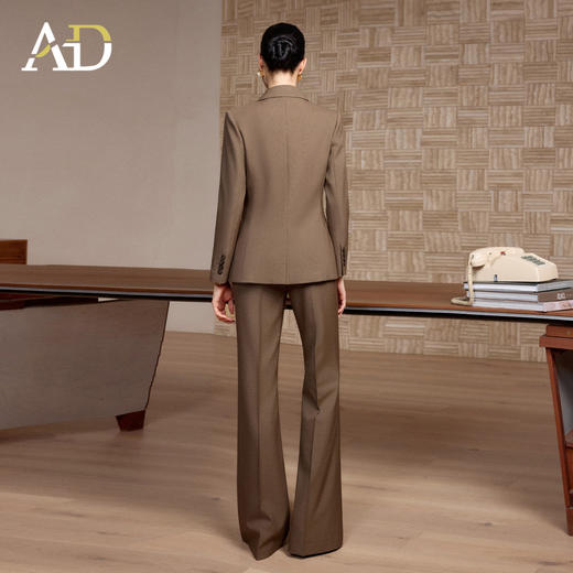 AD高端品牌西装套装女春季2026新款大女主气场职业装阔腿裤一整套 商品图4