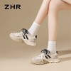 ZHR则则运动休闲鞋春秋新款厚底阿甘鞋增高百搭时尚德训老爹鞋女 商品缩略图6
