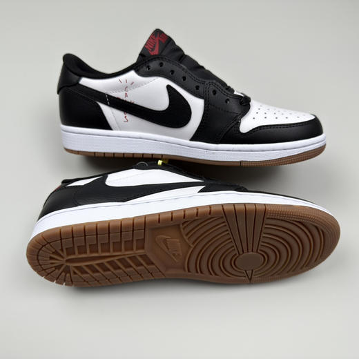 春季特惠💰430 公司级 # Travis Scott x Air Jordan 1 AJ1乔1低帮倒钩 商品图3