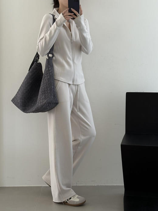 Lu小立领蛋白瑜伽式显瘦保暖套装 商品图7