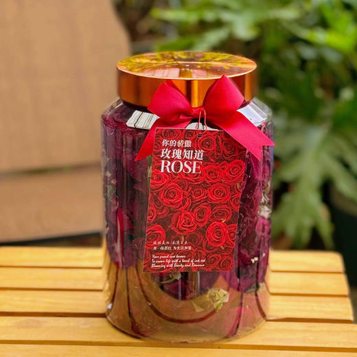 云南高原冻干墨红玫瑰抱抱桶精选大朵冻干锁鲜  自然花香汤色娇艳通透伴手礼送礼首选 商品图3
