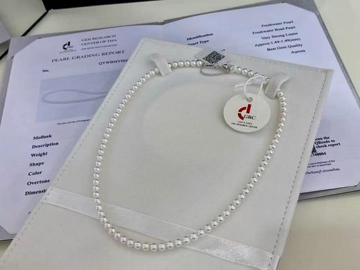 ⁶出GRC大证书~必入款【欧若拉极光小米珠】礼盒发货，4-5mm点位，无暇，叠戴或者单戴都好看，5-7天发货，24小时鉴赏期【香港】SS06-QTT-XGZZ 商品图5