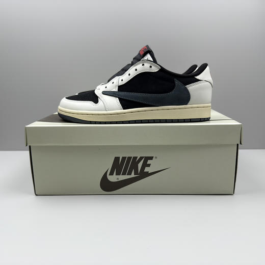 春季特惠💰430 公司级 # Travis Scott x Air Jordan 1 AJ1乔1低帮倒钩 商品图0