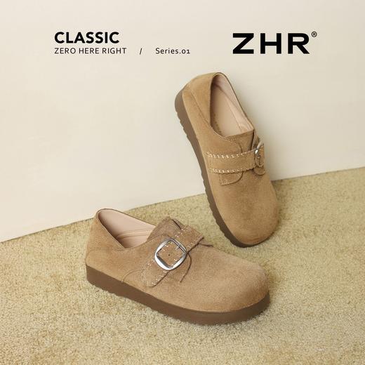 ZHR则则复古全包勃肯鞋女鞋2025新款一脚蹬袋鼠勃肯鞋两穿休闲鞋 商品图5