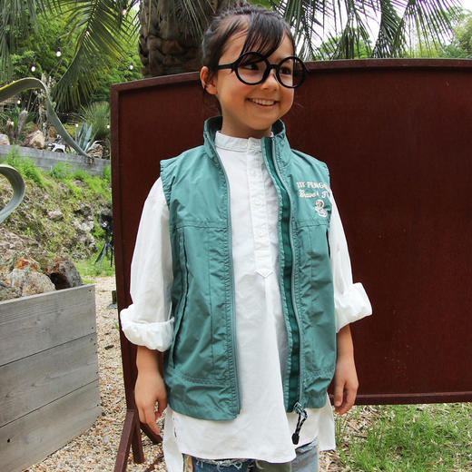 DD日本童装 DENIM DUNGAREE 26春夏复古拉链企鹅 PENNIE 马甲 商品图4