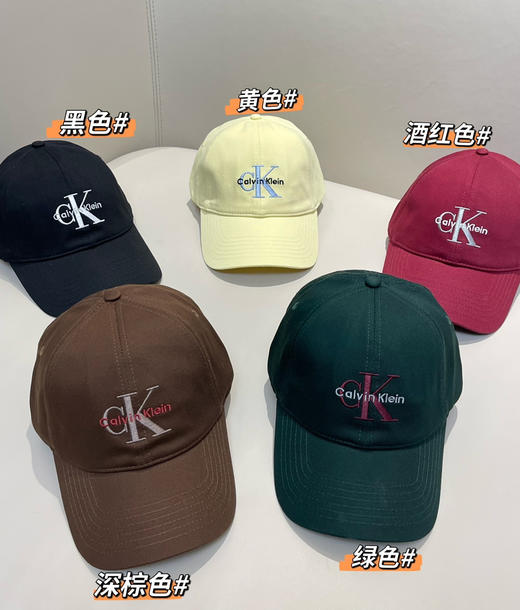 原单CK Je*ns情侣款字母刺绣棒球帽022602 商品图4