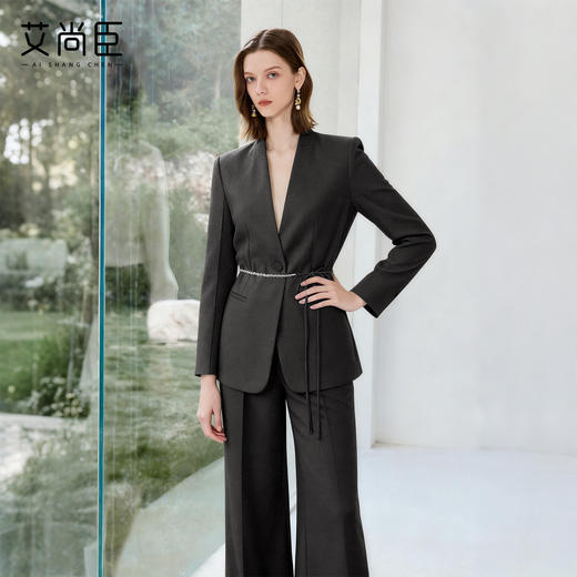 艾尚臣高端西装套装女收腰高级感西服职业装职场通勤穿搭正装秋冬 商品图1