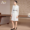 AD高端精致连衣裙女春季2026新款轻奢高级感双排扣职业装爆款裙子 商品缩略图3