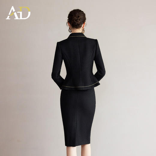 AD高端品牌小香风套装女春2026新款高级感西装外套半裙两件套穿搭 商品图4