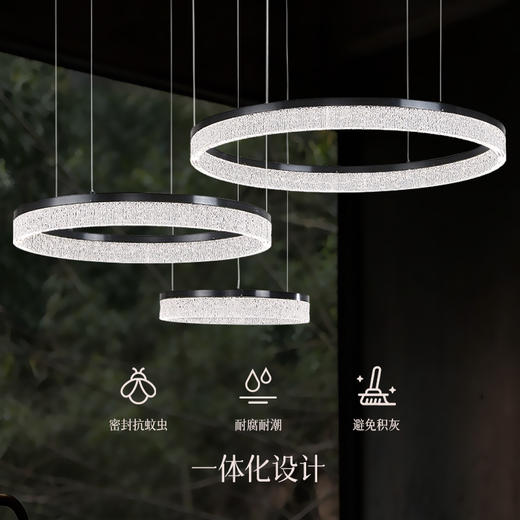 新品双倍积分🔥OPPLE欧普照明26款月光女神客厅法式吊灯意式装饰灯[30天内发货] 商品图3