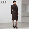 中长款大衣外套两穿高级感复古西装连衣裙女收腰显瘦气质通勤羊毛 商品缩略图4