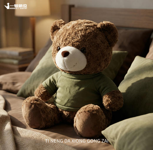 【体能大熊公仔40cm】体能大熊公仔40cm毛绒公仔陪伴公仔送小熊杯专属礼盒包装y 商品图4