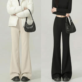 【YW】无忧购春秋大码梨形身材显瘦休闲微喇西装裤女D065/D066/D067（截单后3-5天发货）