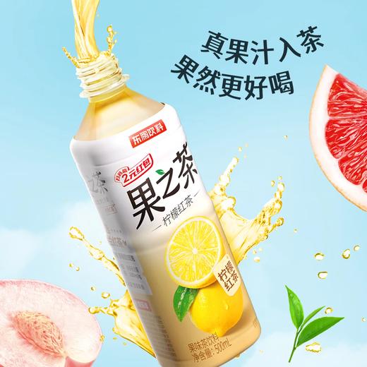 东鹏特饮果之茶果味茶饮料500ml柠檬红茶蜜桃乌龙西柚茉莉多口味 商品图2