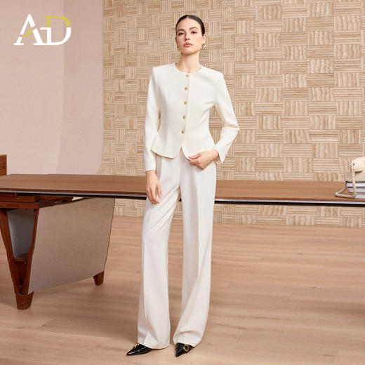AD西装套装女春2026新款爆款高级感高知大女主绝美大方得体两件套 商品图0