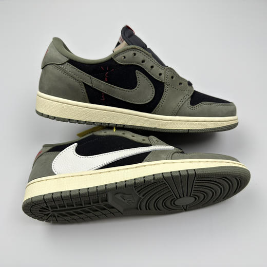 春季特惠💰430 公司级 # Travis Scott x Air Jordan 1 AJ1乔1低帮倒钩 商品图3
