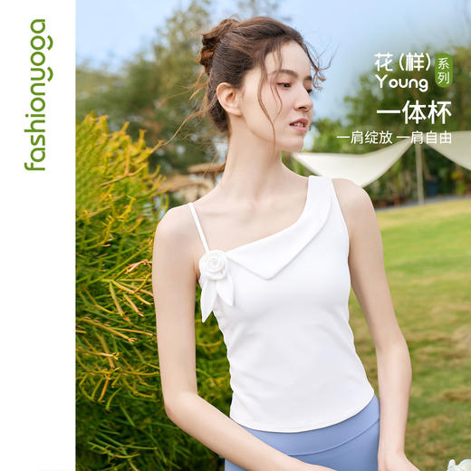 FC16208花朵不对称女神背心 商品图1
