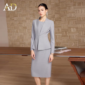 AD高端精致西装套装女春季2026新款轻奢高级感职业装连衣裙两件套