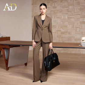 AD高端品牌西装套装女春季2026新款大女主气场职业装阔腿裤一整套