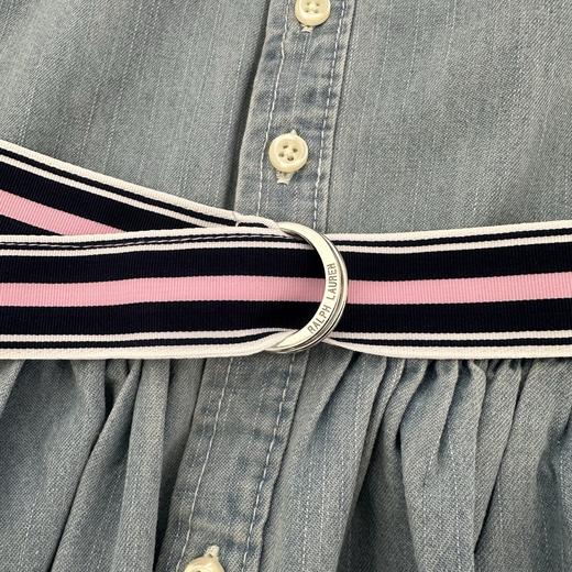 点此购买 拉夫夏季女童水洗无袖收腰牛仔连衣裙 md 340887 商品图14