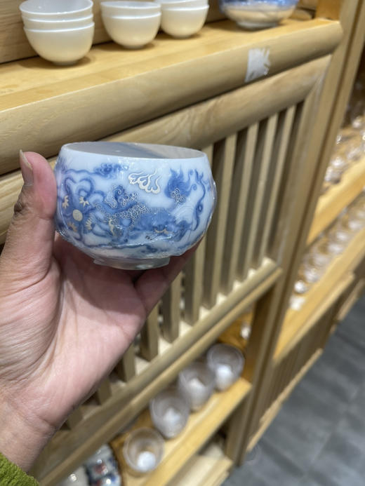 德化福裕陶瓷冰种罗汉杯 商品图3