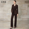 艾尚臣长袖商务西装套装女冬季双排扣收腰西服正装职业装气质女装 商品缩略图1