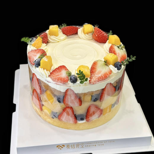 新式裸蛋糕（应季水果随机搭配） 商品图0