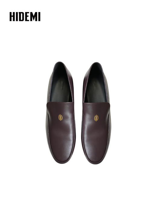 HIDEMI 羊皮一脚蹬轻便通勤休闲乐福鞋皮鞋单鞋平底鞋 商品图9