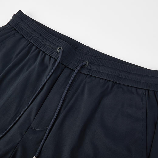 【凉感】德鲨新品休闲针织短裤男时尚松紧腰系带五分裤子 商品图2