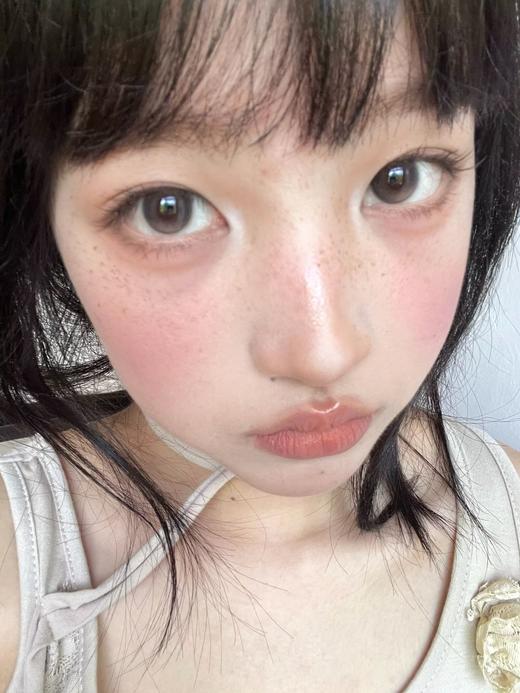 Ginomii半年抛 黑猫眼泪/轻吻柚子 14.2mm 黑/棕 心机款 商品图6