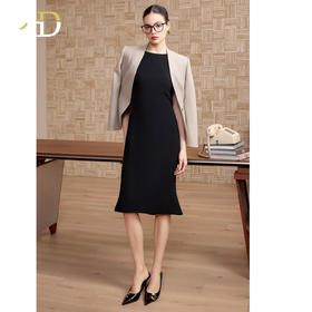 AD高端精致西装套装女春2026新款爆款高级感职场穿搭连衣裙两件套