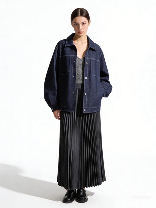 【大牌同款】 情侣仿牛仔夹克衬衣 简约别致E50-G6683 商品图1