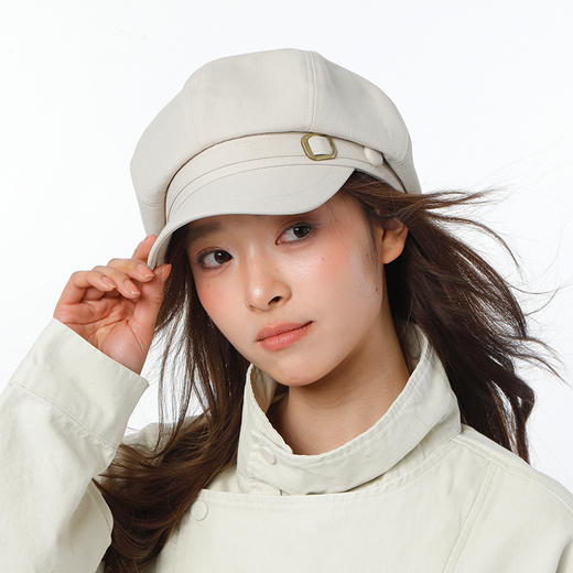 简约金属扣八角帽鸭舌帽-纪念日百货门店同款169095691 商品图2