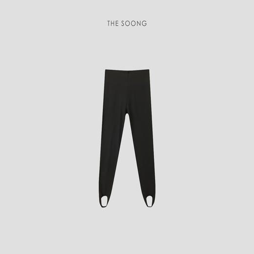THESOONG|"‘无压力’塑型显瘦踩脚 黑色高弹休闲打底瑜伽裤Z8637 商品图10