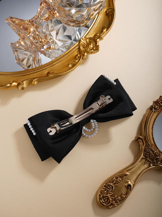 子佩集【暗夜天使】珍珠惜王妃发夹【XXYD2607】弹簧夹2602 商品图3