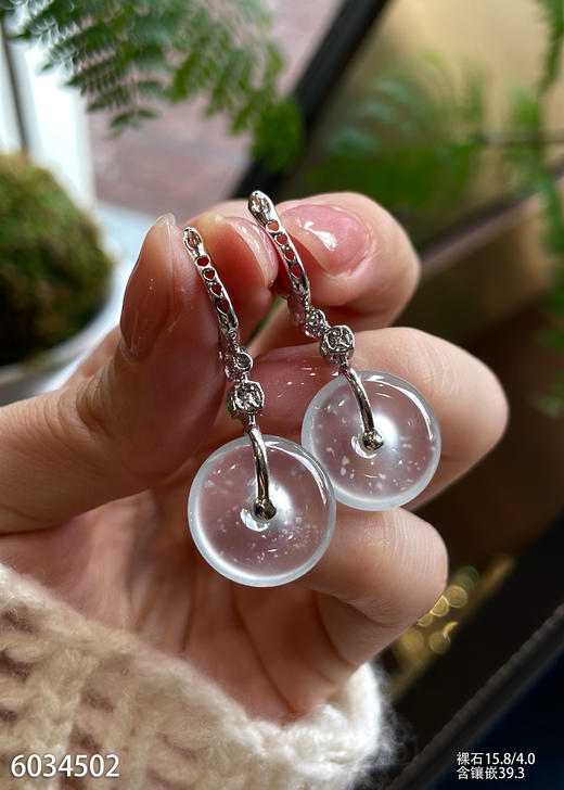 6034502，平安扣耳坠。具体价格微信咨询 商品图5