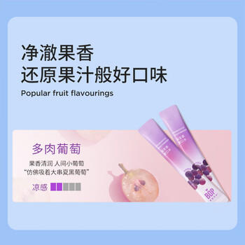 波普专研（bop）益生菌条装漱口水便携口气清新男女口腔清洁多肉葡萄20条/盒 /个人护理 /口腔护理 /漱口水 商品图1